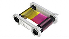 Полноцветная лента (YMCKO) на 500 оттисков с чистящим роликом; для принтера Advent SOLID 700 в Архангельске