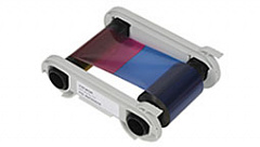 Полноцветная лента (YMCKOK) для двусторонней печати на 500 оттисков с чистящим роликом в Архангельске